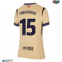 Ženski Nogometni dresi Barcelona Andreas Christensen #15 Gostujoči 2025-26 Kratek Rokav